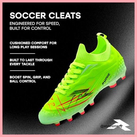Men\'s Soccer Cleats with TPU Sole for Speed and Grip main image 5